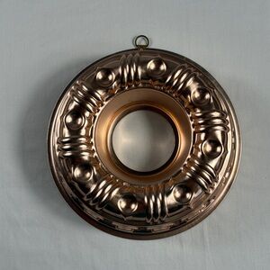Vintage Copper Aluminum Kitchen Decor Gelatin Ring Mold wall hook for hanging